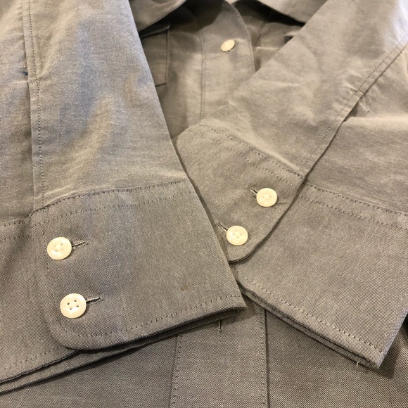 Van Heusen button up blouse 3/4 sleeve M - Picture 4 of 5